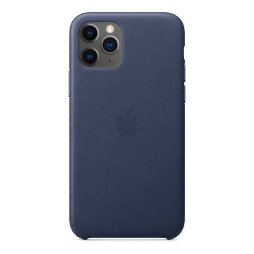 Чехол Apple для iPhone 11 Pro Leather Case - Midnight Blue в МТС