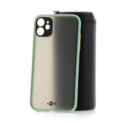 Чехол Apple iPhone 11 Kruche Metal Eye Green в МТС