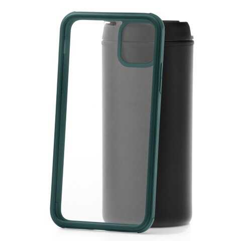 Чехол Apple iPhone 11 Pro Max Kruche Flexible Side Frame Dark green в МТС