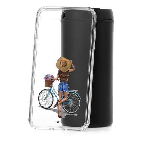 Чехол Apple iPhone 7 Plus Kruche Print Велосипедная прогулка в МТС