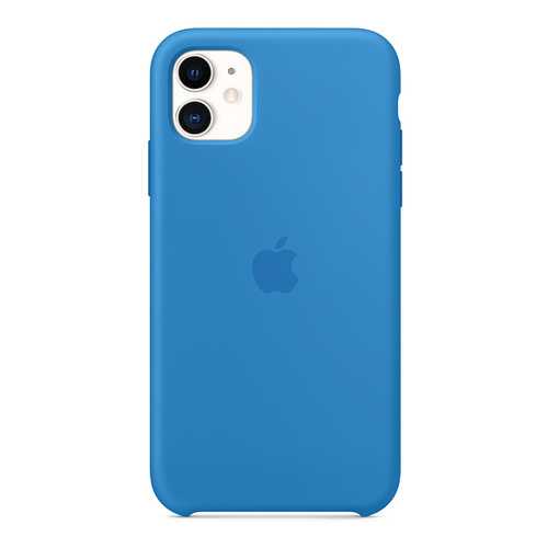 Чехол Apple Silicone Case Surf Blue для смартфона iPhone 11 (MXYY2ZM/A) в МТС