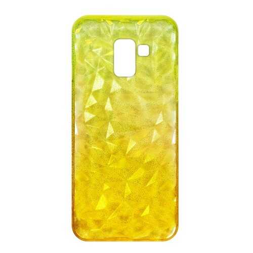 Чехол Crystal Krutoff для Samsung Galaxy A8+ (SM-A730) Yellow в МТС