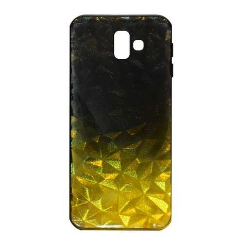 Чехол Crystal Krutoff для Samsung Galaxy J6+ (SM-J610) Yellow/Black в МТС