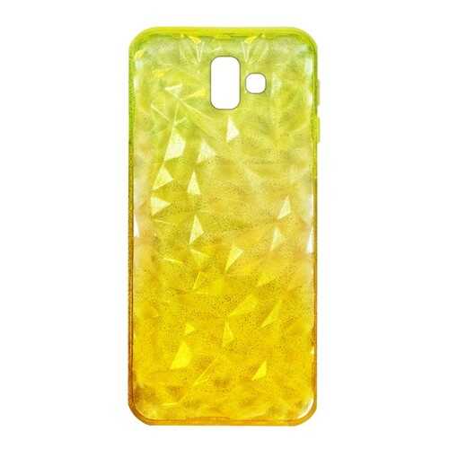 Чехол Crystal Krutoff для Samsung Galaxy J6+ (SM-J610) Yellow в МТС