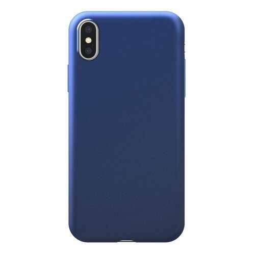 Чехол Deppa Case Silk для Apple iPhone XS Max Metallic Blue в МТС