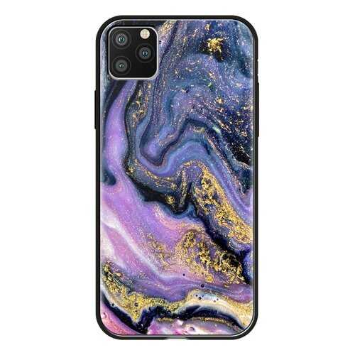Чехол Deppa Glass Case для Apple iPhone 11 Pro Max Purple/Black в МТС