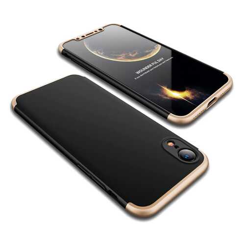 Чехол GKK LikGus для Apple iPhone XR (6.1) Black /Gold в МТС