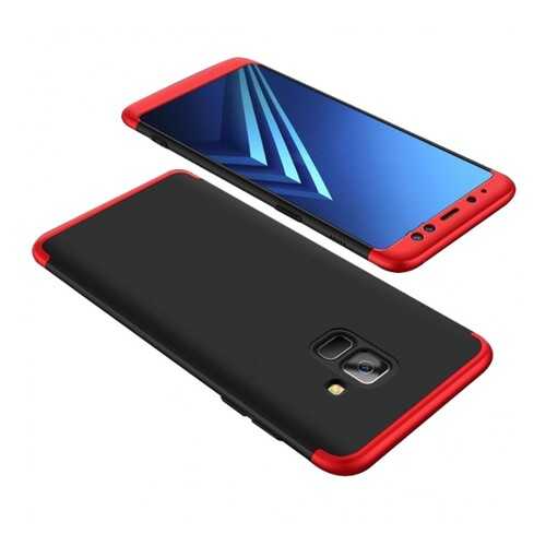 Чехол GKK LikGus для Samsung A530 Galaxy A8 (2018) Black/Red в МТС