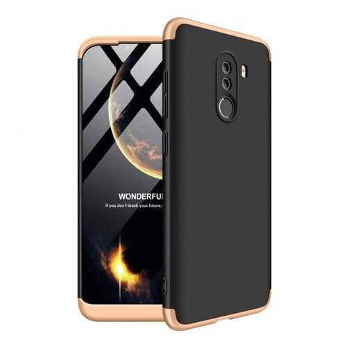 Чехол GKK LikGus для Xiaomi Pocophone F1 Black/Gold в МТС