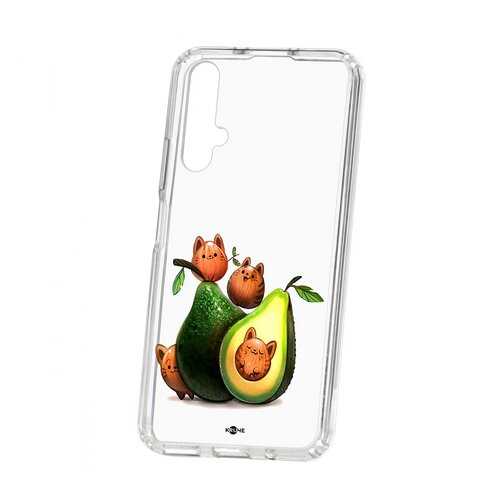 Чехол Huawei Honor 20 Kruche Print Авокотики в МТС