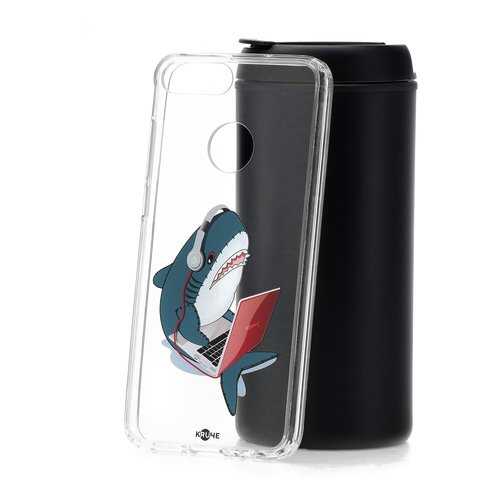 Чехол Huawei Honor 9 Lite Kruche Print Акула в МТС