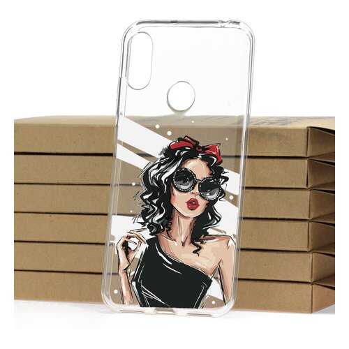 Чехол Huawei Y6 2019 Kruche Print Фэшн леди в МТС