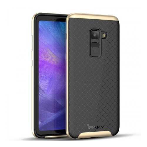 Чехол iPaky +PC для Samsung A530 Galaxy A8 (2018) Black/Gold в МТС