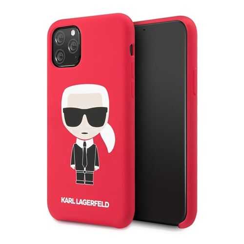 Чехол Karl Lagerfeld Liquid Iconic (KLHCN65SLFKRE) для iPhone 11 Pro Max (Red) в МТС