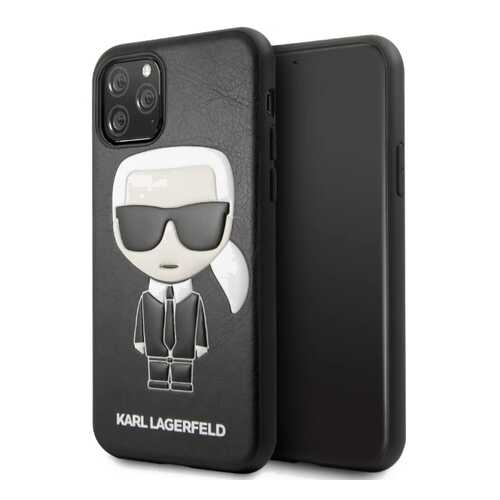 Чехол Karl Lagerfeld PU Leather Iconik (KLHCN58IKPUBK) для iPhone 11 Pro (Black) в МТС