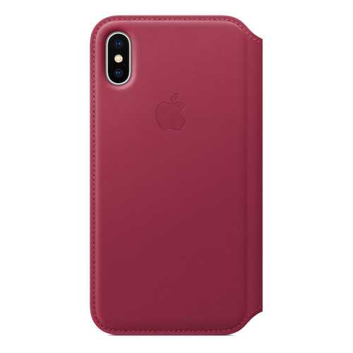 Чехол-книжка Apple Leather Folio iPh X MRQD2ZM/A в МТС
