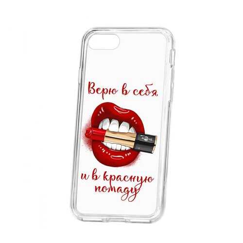 Чехол Kruche Apple iPhone 7 Print Red lipstick в МТС