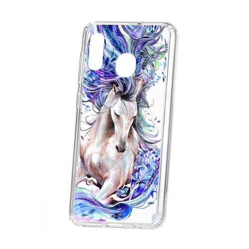 Чехол Kruche для Samsung Galaxy A20 2019 Print Грация в МТС