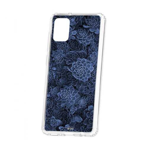 Чехол Kruche для Samsung Galaxy A21S Print Каменная роза в МТС