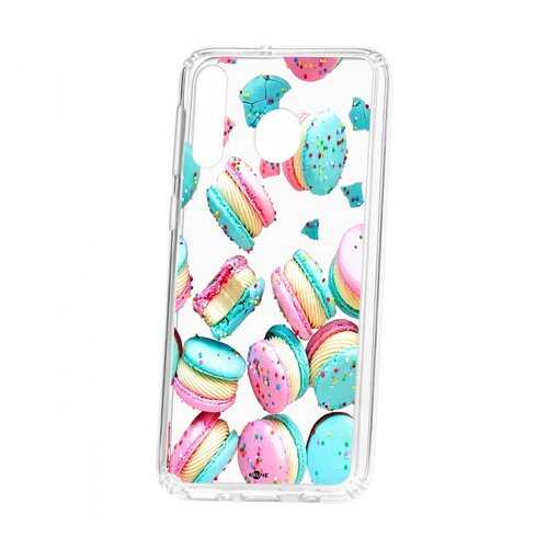 Чехол Kruche для Samsung Galaxy M30 Print Макарон в МТС
