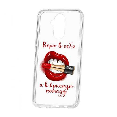 Чехол Kruche Huawei Mate 20 Lite Print Red lipstick в МТС