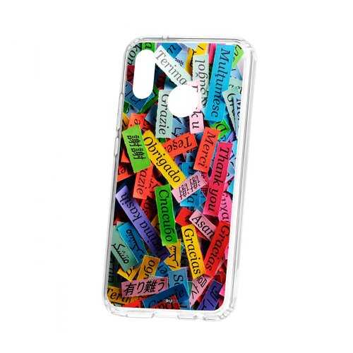 Чехол Kruche Huawei P20 Lite Print Thank you в МТС