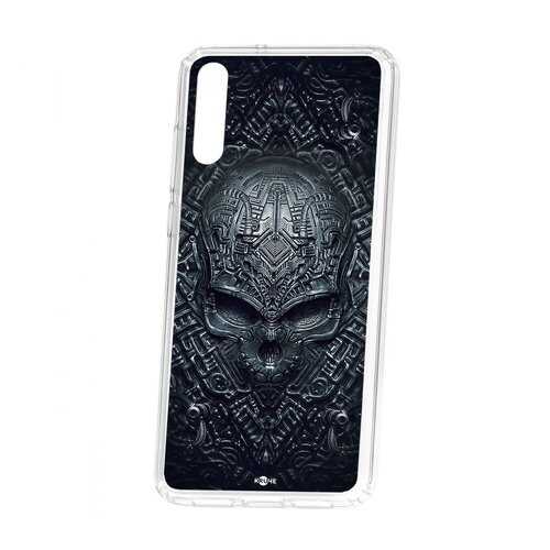 Чехол Kruche Huawei P20 Print Череп техно в МТС