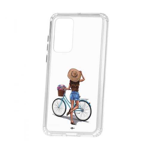 Чехол Kruche Huawei P40 Print Велосипедная прогулка в МТС