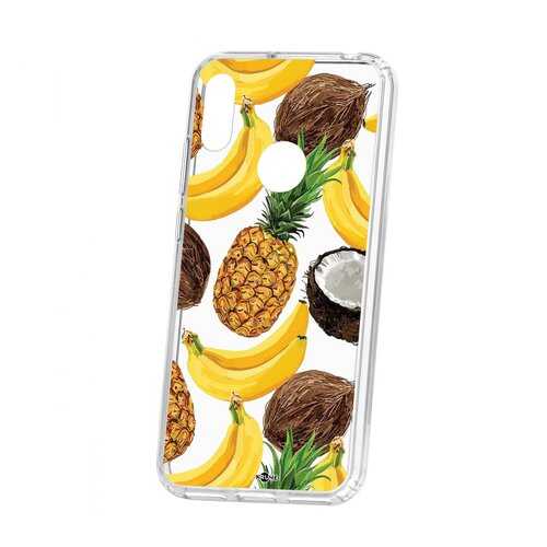 Чехол Kruche Huawei Y6 2019 Print Тропический микс в МТС