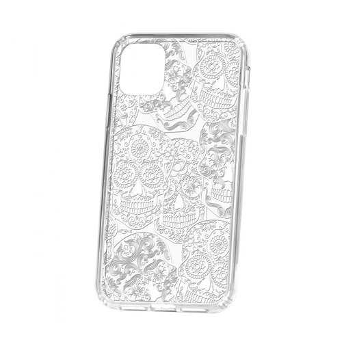 Чехол Kruche iP 11 Print Skull White в МТС