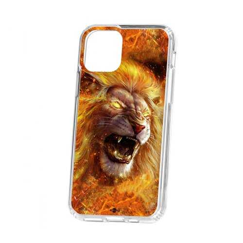 Чехол Kruche iP 11 Pro Print Лев в МТС