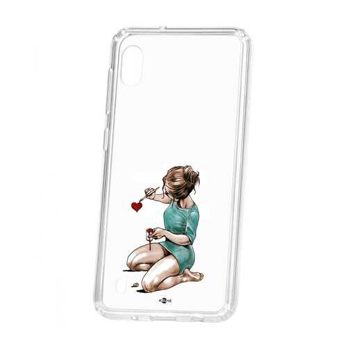Чехол Kruche Samsung Galaxy A10 2019 Print Рисуя любовь в МТС