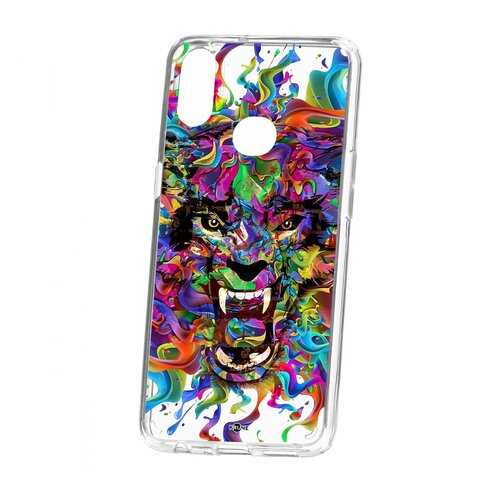 Чехол Kruche Samsung Galaxy A10S Print Colored beast в МТС