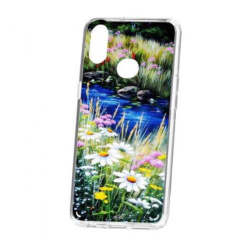 Чехол Kruche Samsung Galaxy A10S Print Ромашки у ручья в МТС
