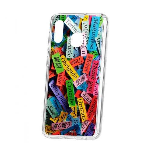 Чехол Kruche Samsung Galaxy A20 2019 Print Thank you в МТС