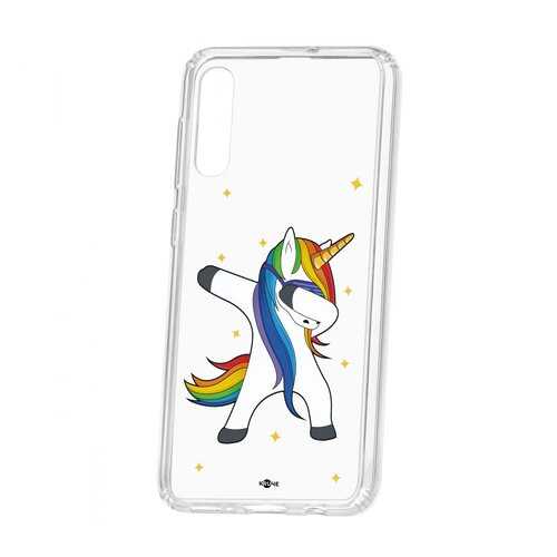 Чехол Kruche Samsung Galaxy A50 2019 Print Единорожка в МТС