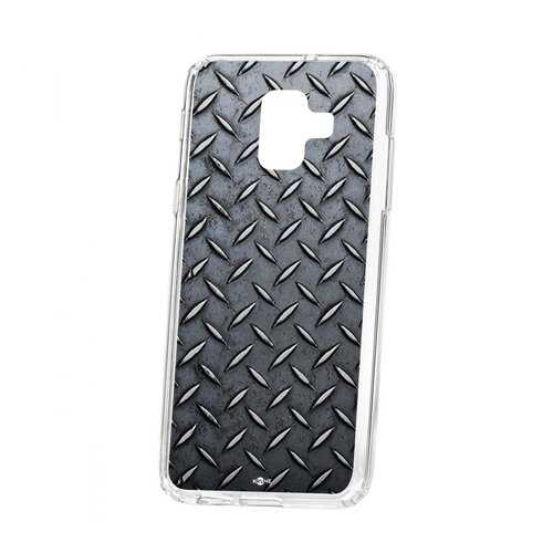 Чехол Kruche Samsung Galaxy A6 (2018) A600f Print Сталь в МТС