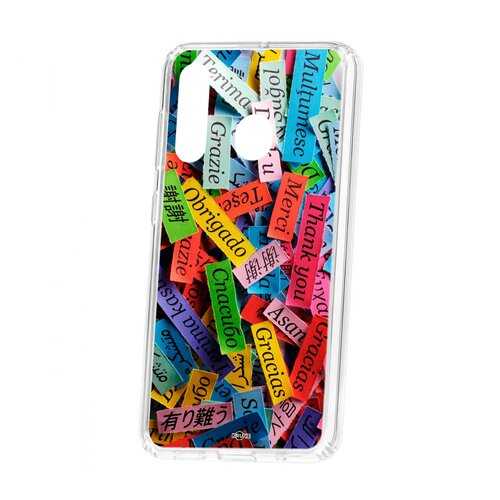 Чехол Kruche Samsung Galaxy A60 2019 Print Thank you в МТС