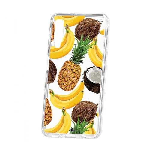 Чехол Kruche Samsung Galaxy A7 (2018) A750 Print Тропический микс в МТС