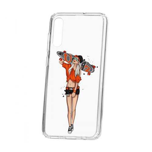 Чехол Kruche Samsung Galaxy A70 2019 Print Лонгборд в МТС