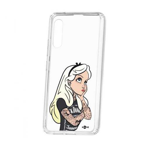 Чехол Kruche Samsung Galaxy A90 5G Print Tattoo Girl в МТС