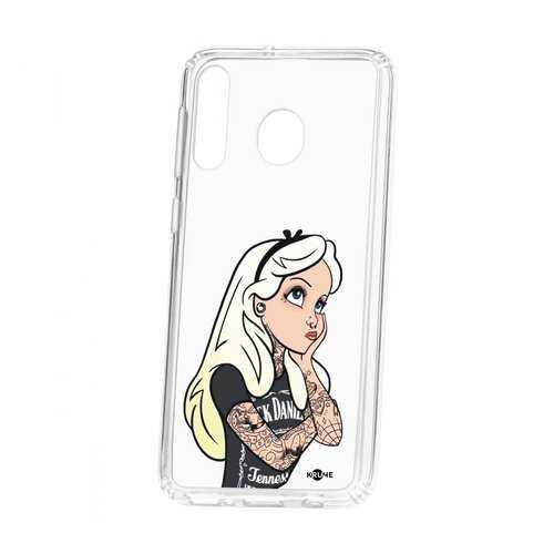 Чехол Kruche Samsung Galaxy M30 Print Tattoo Girl в МТС