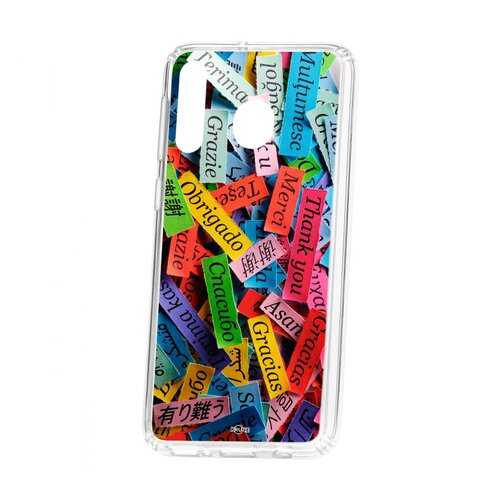 Чехол Kruche Samsung Galaxy M30 Print Thank you в МТС