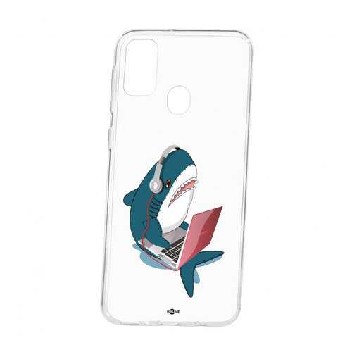 Чехол Kruche Samsung Galaxy M30S Print Акула в МТС