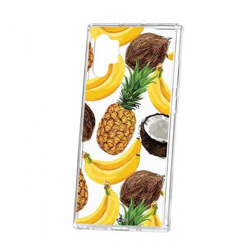 Чехол Kruche Samsung Galaxy Note 10+ Print Тропический микс в МТС