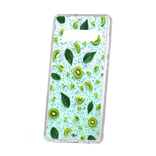 Чехол Kruche Samsung Galaxy S10+ Print Киви в МТС