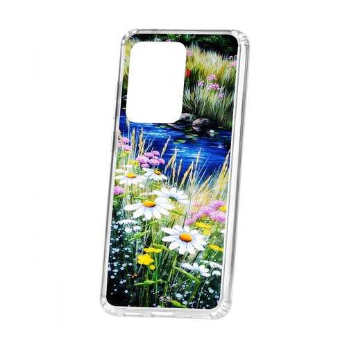 Чехол Kruche Samsung Galaxy S20 Ultra Print Ромашки у ручья в МТС