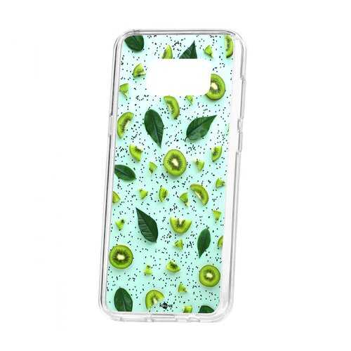 Чехол Kruche Samsung Galaxy S8 Plus Print Киви в МТС