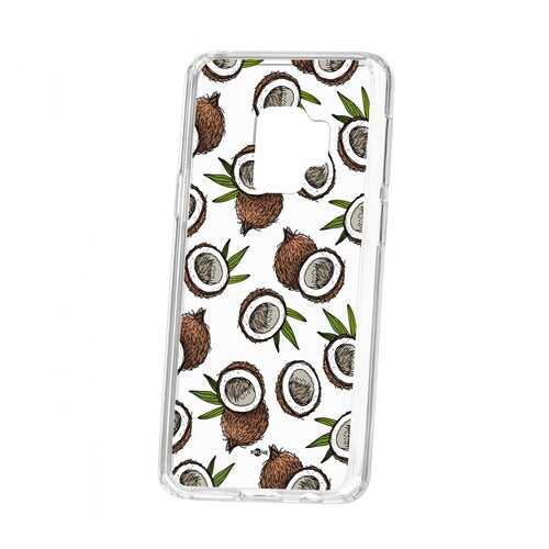 Чехол Kruche Samsung Galaxy S9 Print Кокосы в МТС