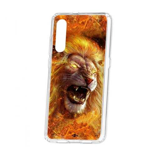 Чехол Kruche Xiaomi Mi 9 Print Лев в МТС